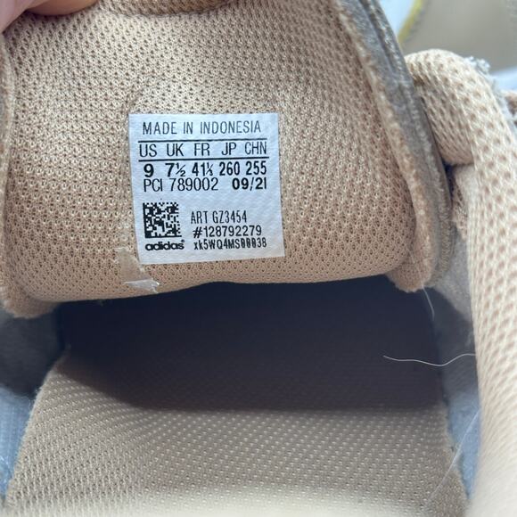 ADIDAS Superstar Sneakers Shell Toes Pale Nude Metallic Gold Cloud White Sz 9 - Picture 7 of 8